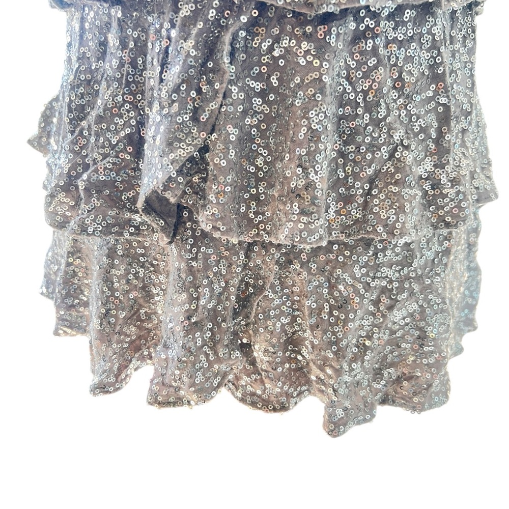 Vintage Y2K Silver Sequin Disco Rave Cami - Picture 3 of 13